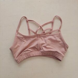 Forever 21 pink strappy sports bra